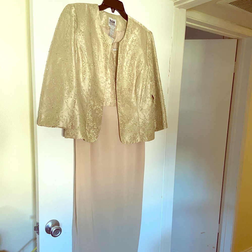 R & M Richard Dress & Coat Set